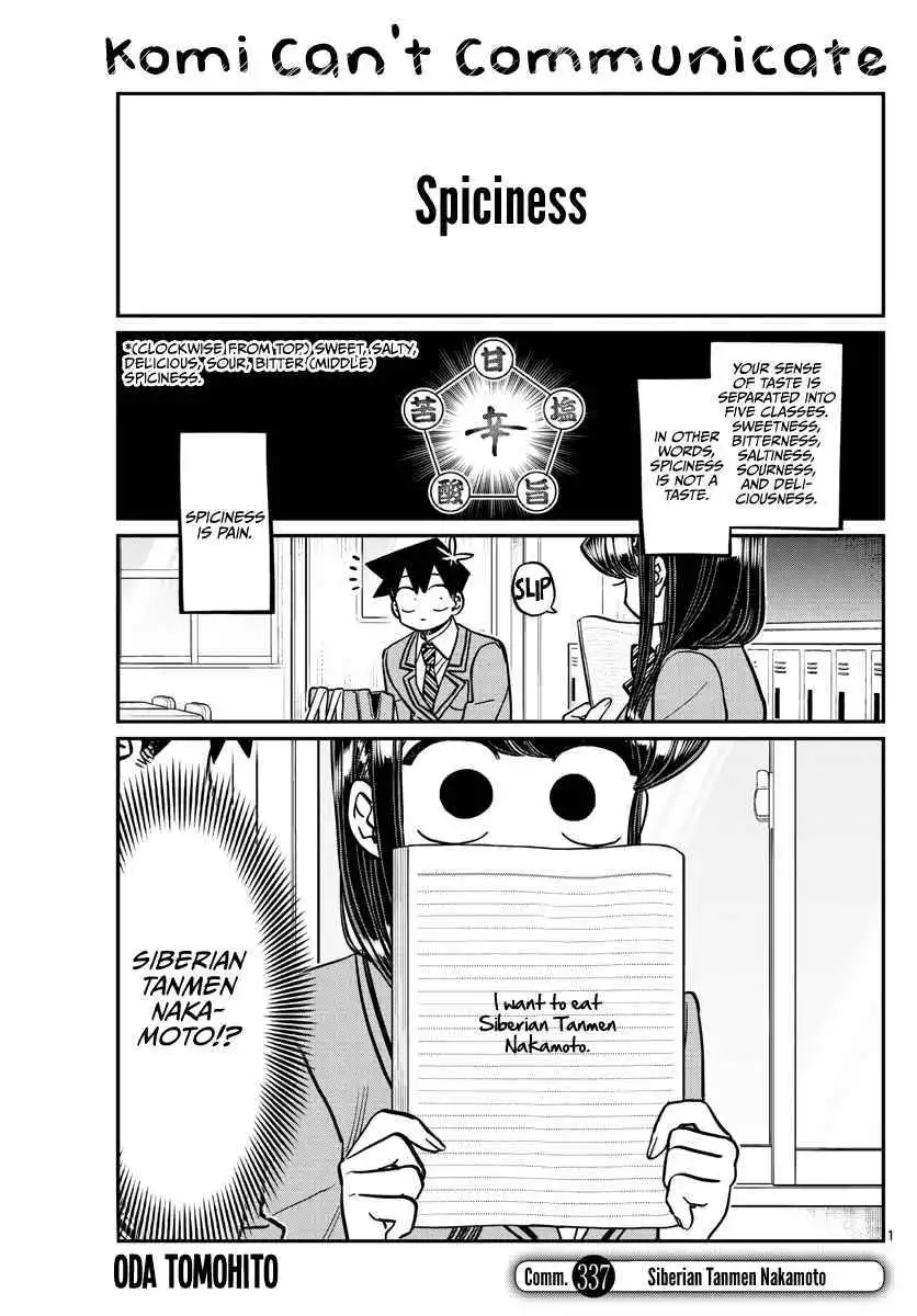 Komi-san wa Komyushou Desu Chapter 337 1